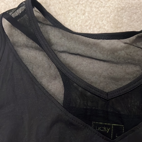 black athletic tank top - Picture 3 of 3